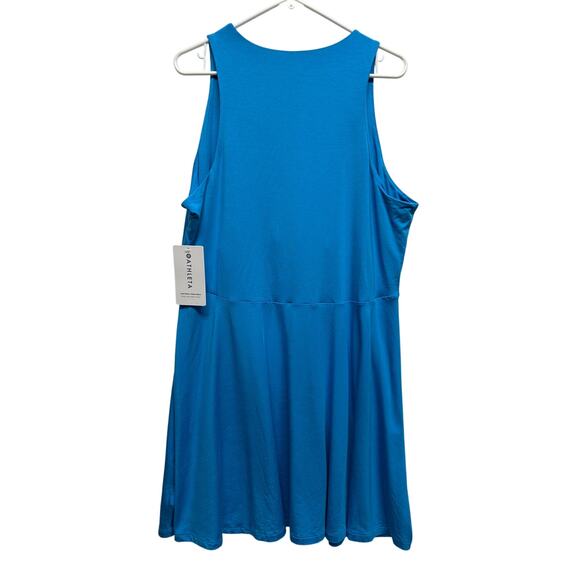 NWT Cute Athleta Santorini Thera Dress Size 1X Teal Blue - Picture 9 of 11